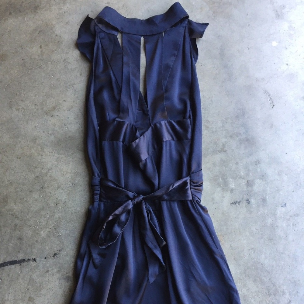Anthropologie Sunner Sleeveless Silk Dress Sz 4 View 2